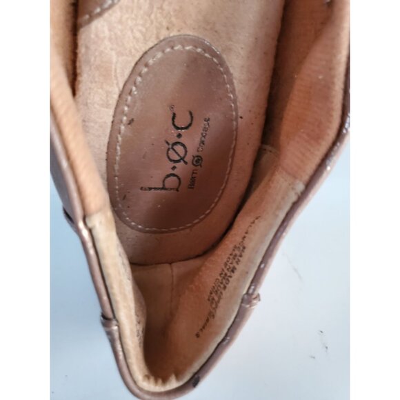 B.O.C. Bronze Leather  Casual Slip On Ballet Flats  Size 9.5 M - Picture 10 of 14